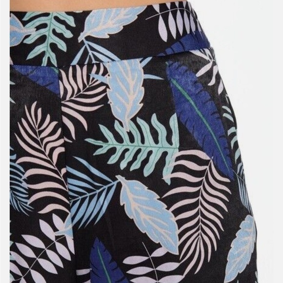 MELLODAY Blue and Black Cropped Jumpsuit with Belted Waist - Picture 5 of 7